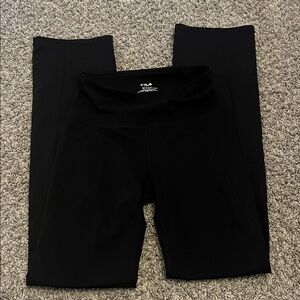 Fila Black High-Rise Performance Leggings